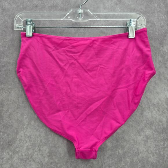Matilda Jane Pink Stripe Cheeky High Bikini Bottom Swimwear Medium - Picture 2 of 4